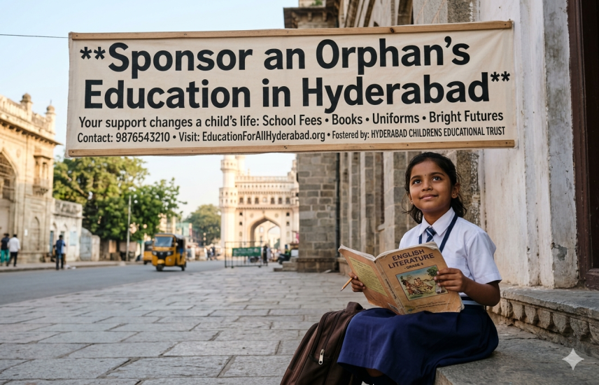 Sponsor an Orphan's Education in Hyderabad