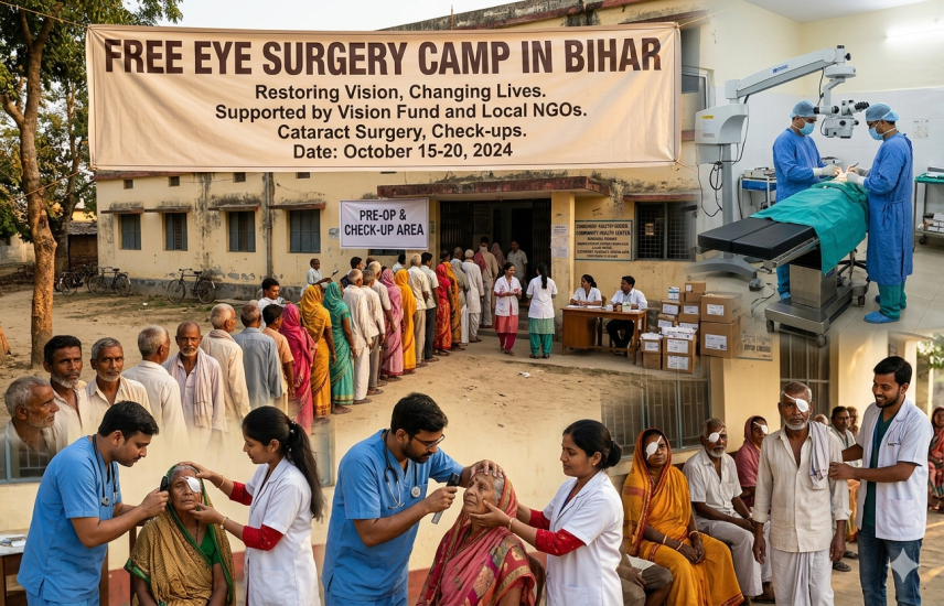 Free Eye Surgery Camp in Bihar