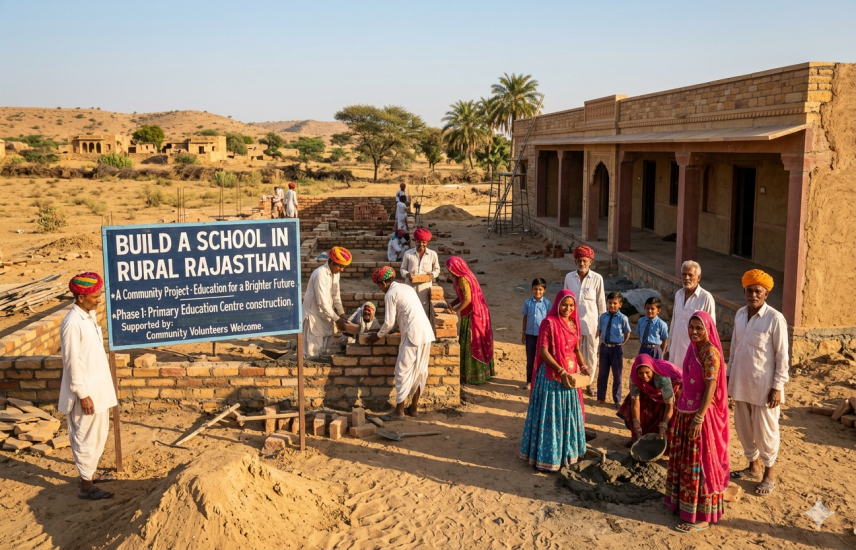 Build a School in Rural Rajasthan