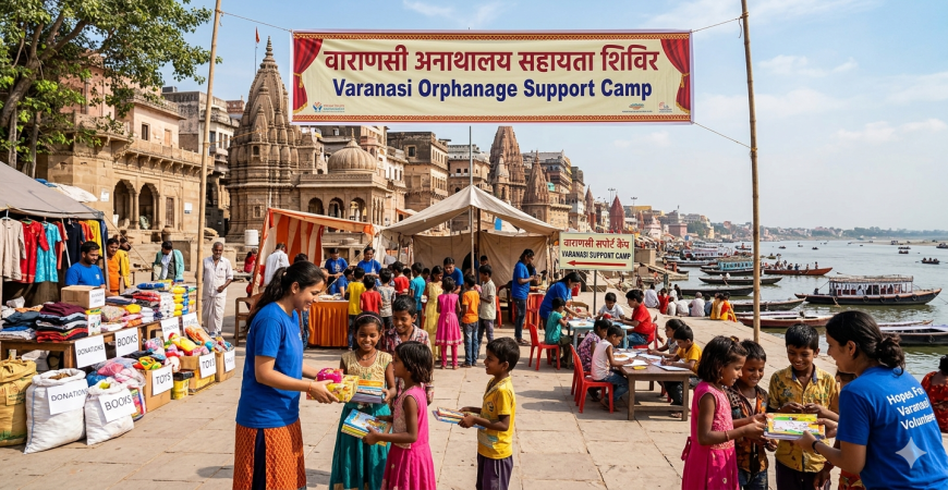 Varanasi Orphanage Support Camp