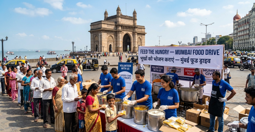 Feed the Hungry — Mumbai Food Drive