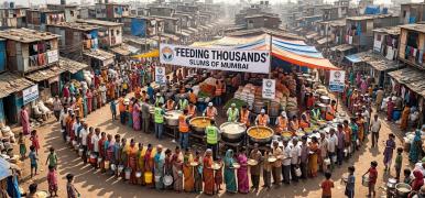 Feeding Thousands — Slums of Mumbai
